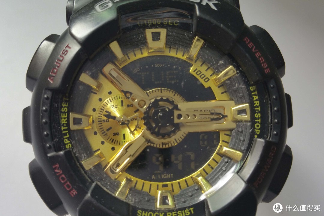 翻车记录——Fake G-Shock GA-110 黑金手表 晒物