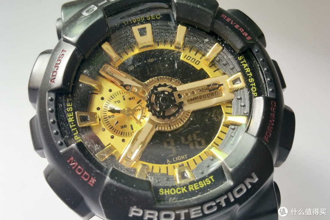 翻车记录——Fake G-Shock GA-110 黑金手表 晒物