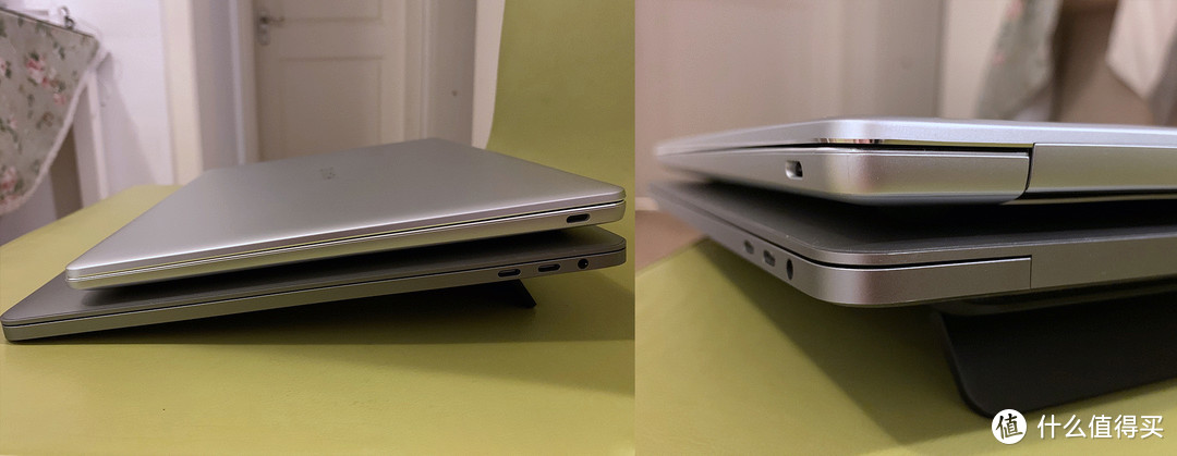 MateBook13侧面与MacBookPro15寸厚度对比