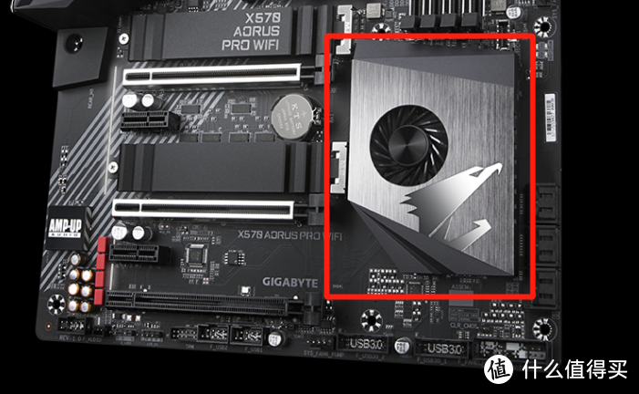 X570主板芯片组承接更多功能，甚至需要风扇来辅助散热