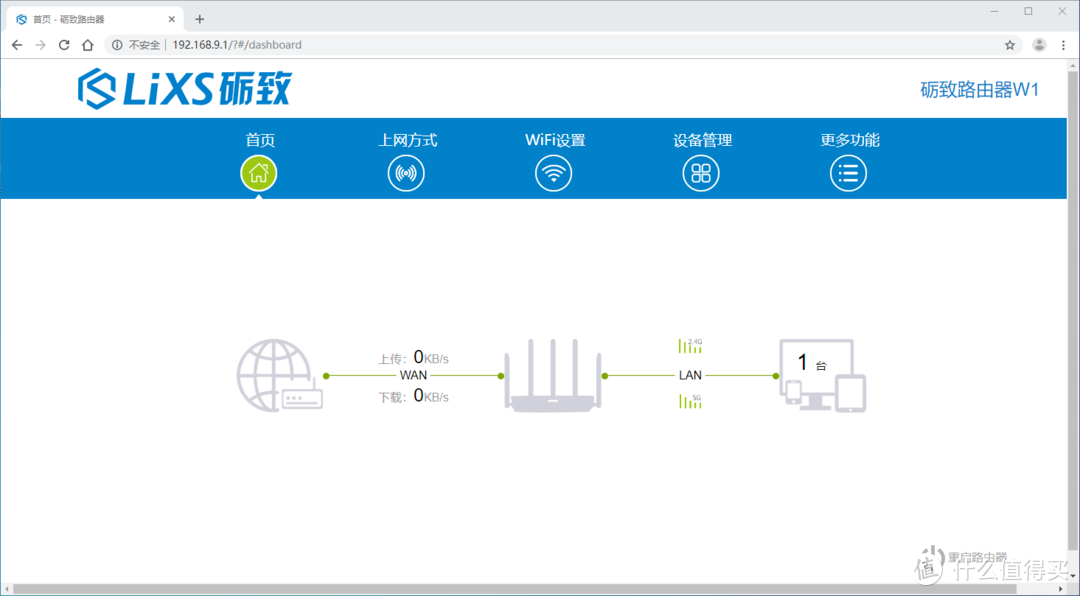 简约而简单的中国移动W1千兆路由器