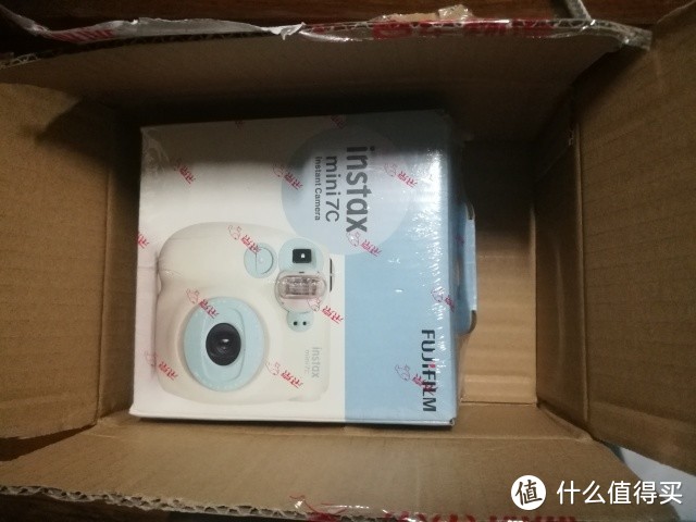 什么值得买值友福利松下 instax富士 拍立得相机 mini7c 水蓝色