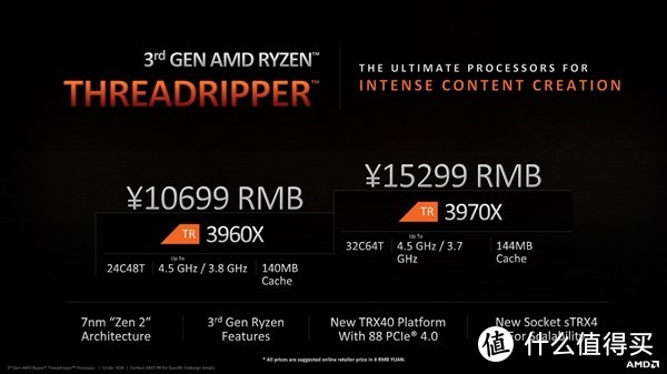 【茶茶】对手迟迟不敢露面？AMD TR3 3960X测试报告