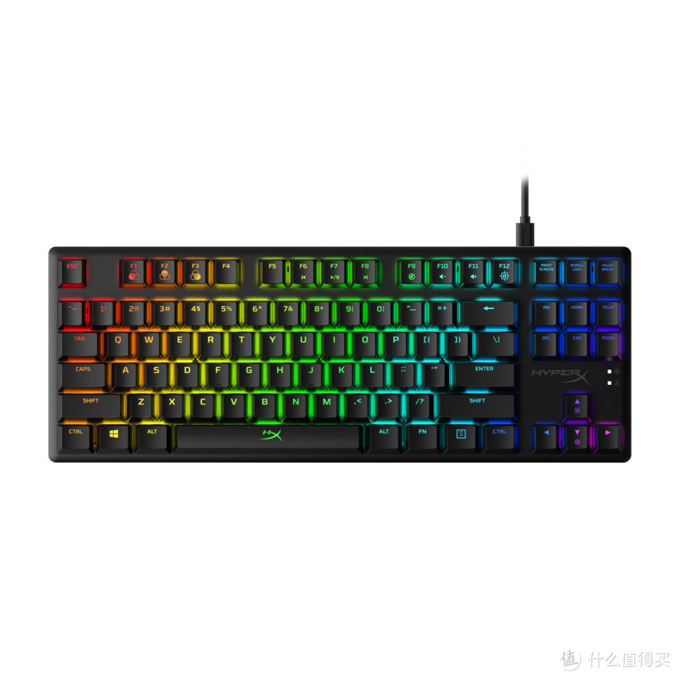 自主红轴、全铝材质：金士顿 发布 HyperX Alloy Origins Core 87键机械键盘