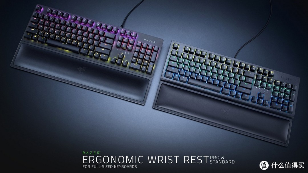 皮质和清凉凝胶款：Razer 雷蛇 推出 Ergonomic Wrist Rest系列掌托和多款PBT键帽