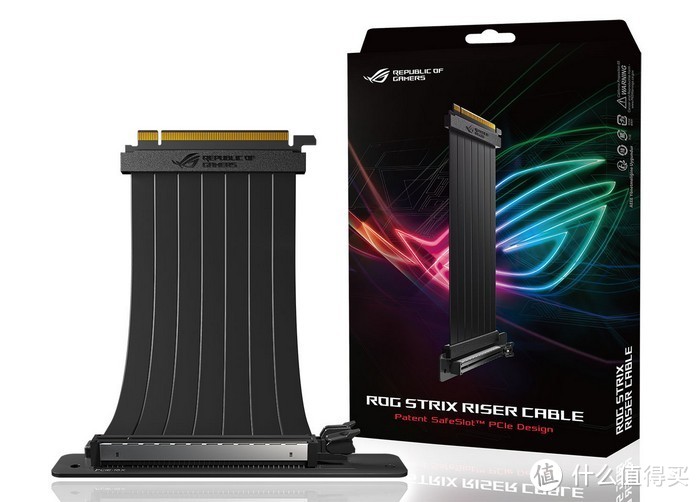 ROG Strix首款无光产品：华硕 发布 ROG Strix Riser Cable PCI-E转接排线