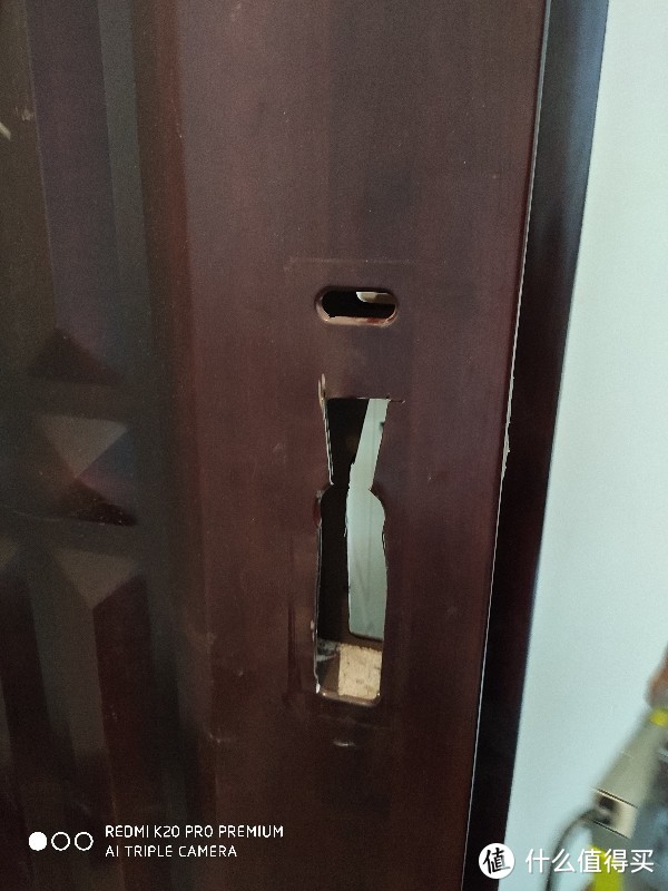 王力安全门安装米家智能锁