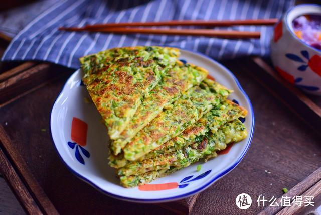 早餐蔬菜鸡蛋饼不揉面不发面，香软营养吃不够，我家每周必吃三次