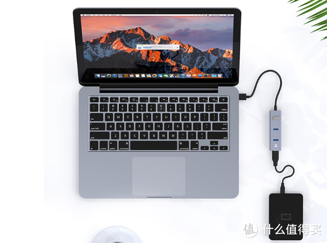 四口扩展，告别插拔烦恼，毕亚兹 USB3.0 1.5米超长分线器 体验