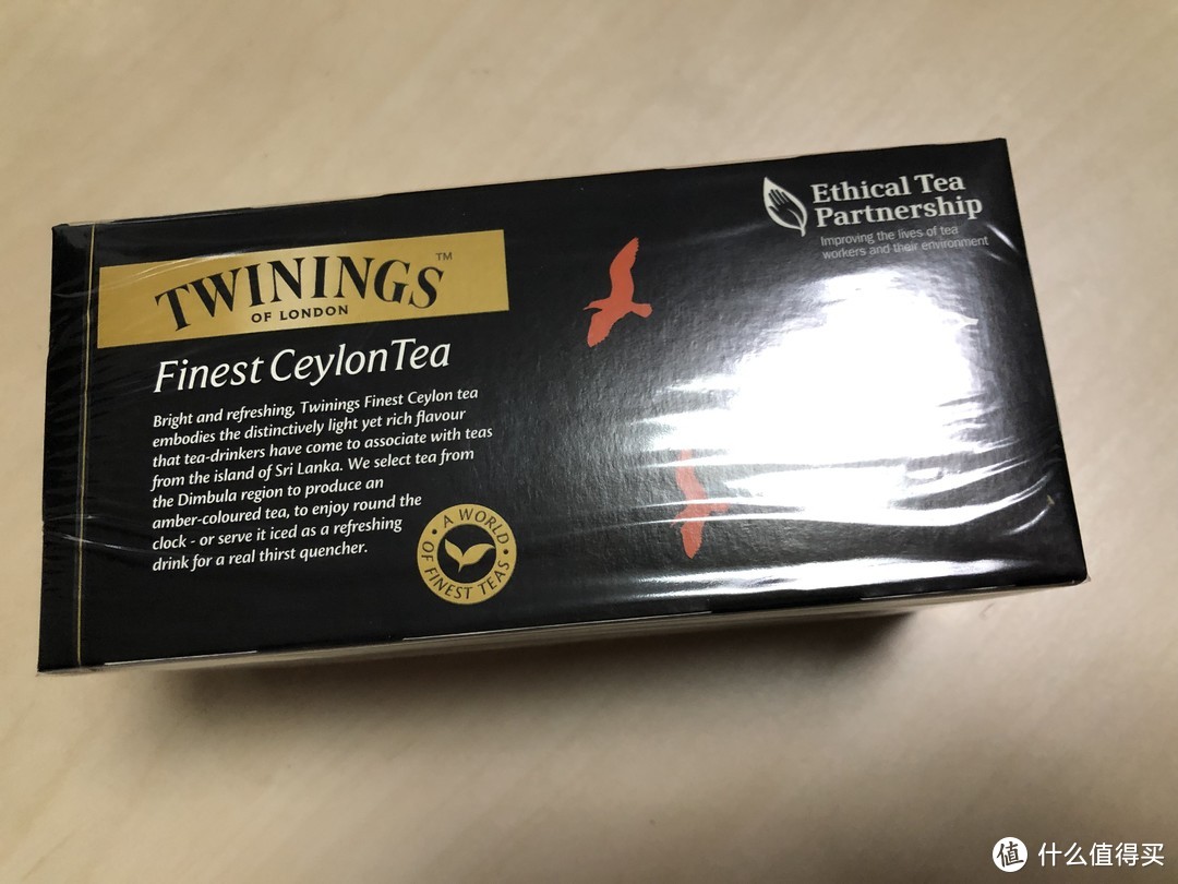 TWININGS精品锡兰红茶（袋泡装，25包*2克）