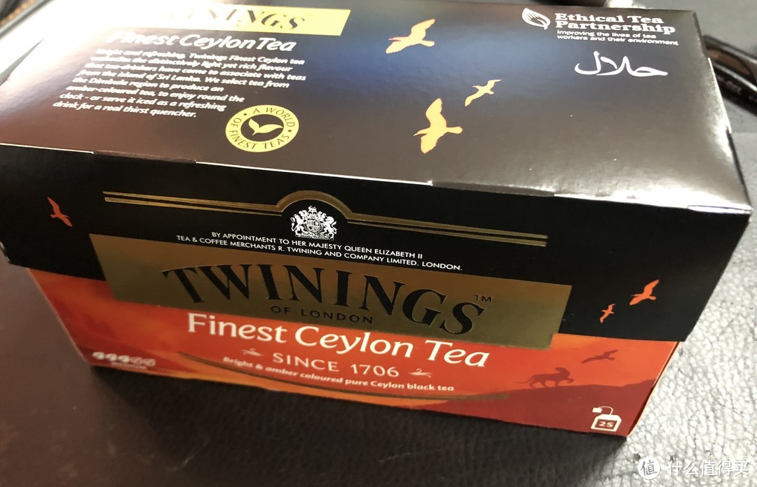 TWININGS精品锡兰红茶（袋泡装，25包*2克）