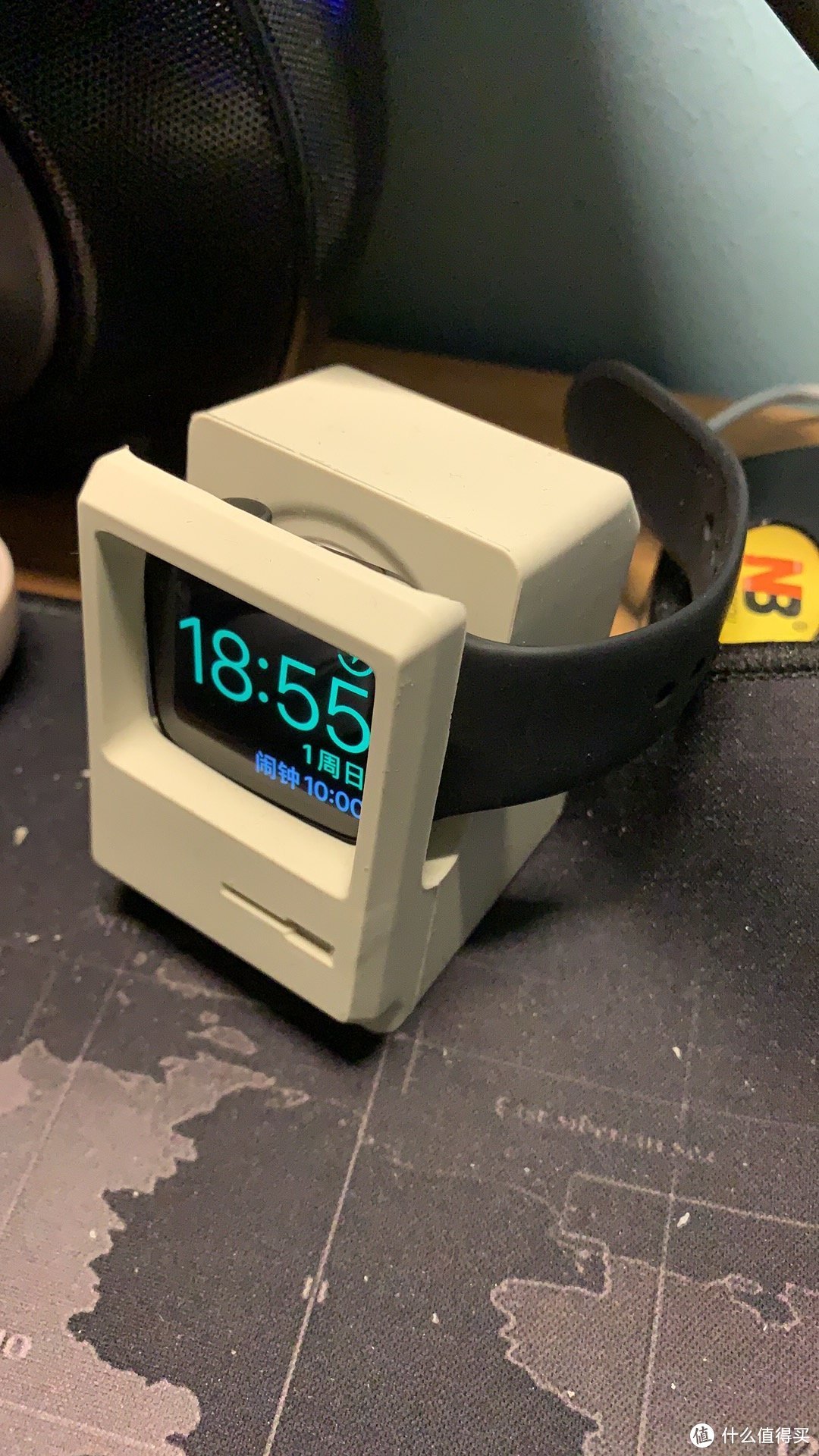 爱否AppleWatch硅胶支架手表充电支架底座iWatch复古创意卡通桌面