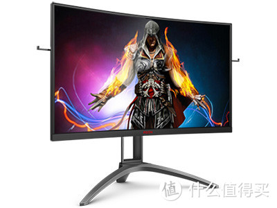 99% NTSC+律动氛围灯：AOC 发布 AGON AG323QCXE 31.5英寸电竞显示器