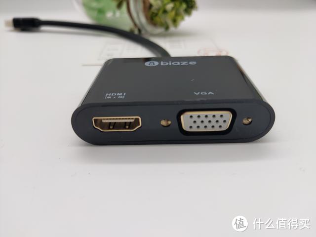 即插即用，办公投影不用愁：毕亚兹Mini DP转HDMI&VGA转换器