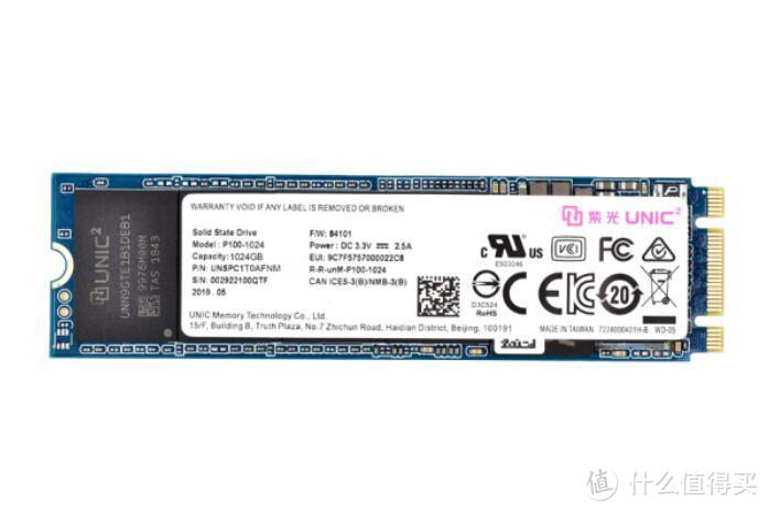 国产SSD崛起：UNIC 紫光 P100 1TB版本 NVMe SSD 上架开售