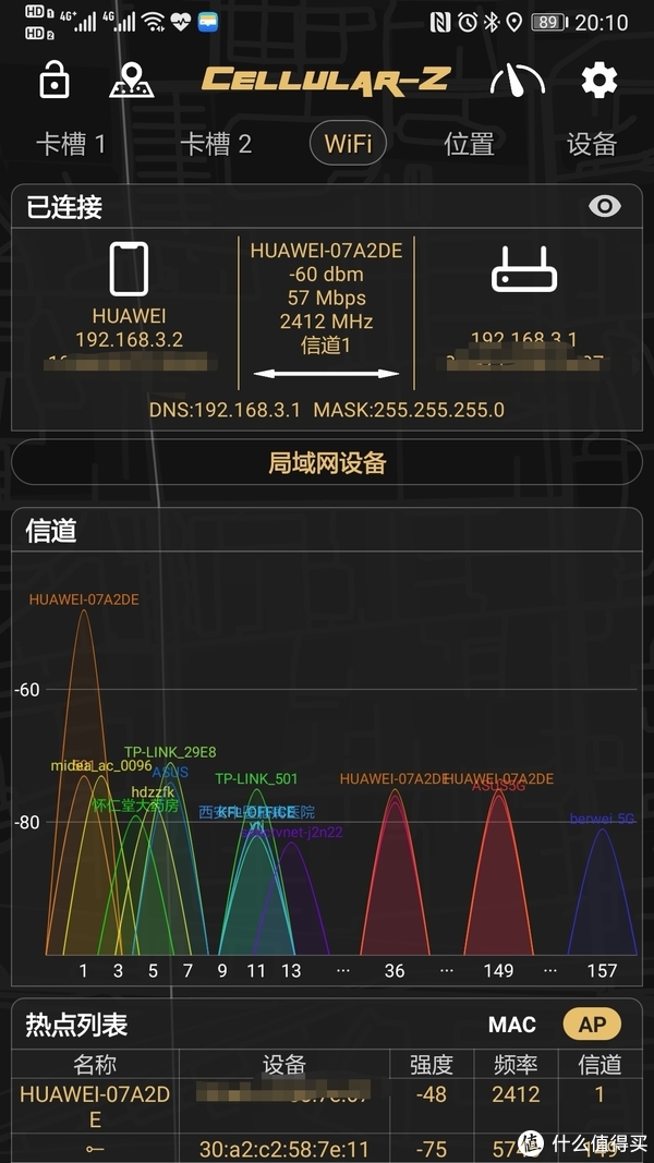 厨房里最北端的信号情况