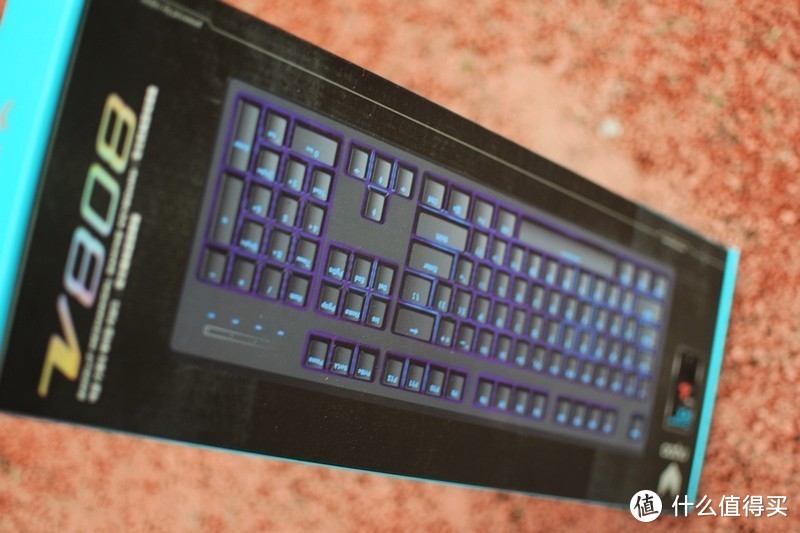 原厂Cherry红轴  雷柏V808背光游戏机械键盘
