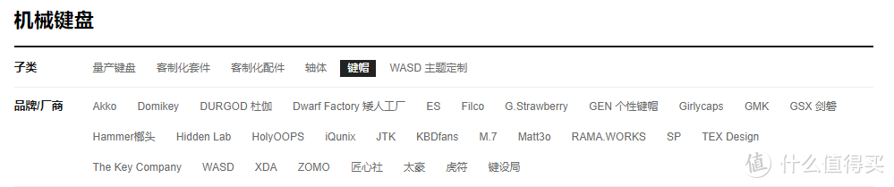 机械键盘 个性化键帽 店铺盘点