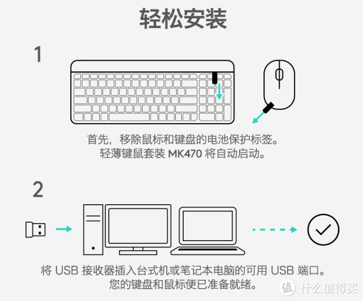 高颜值及高效+超静音的性能表现-罗技（Logitech）MK470 无线键鼠套装分享