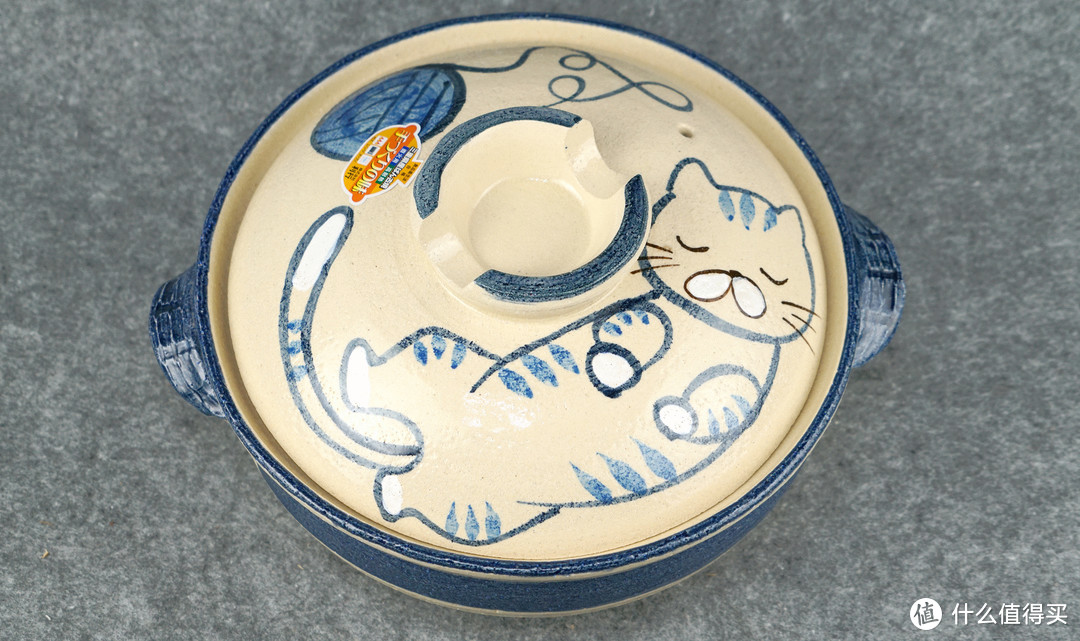 一定要把米饭萌化！日本 Sajitoki 佐治陶器 万古烧 日式土锅 睡午觉的小猫