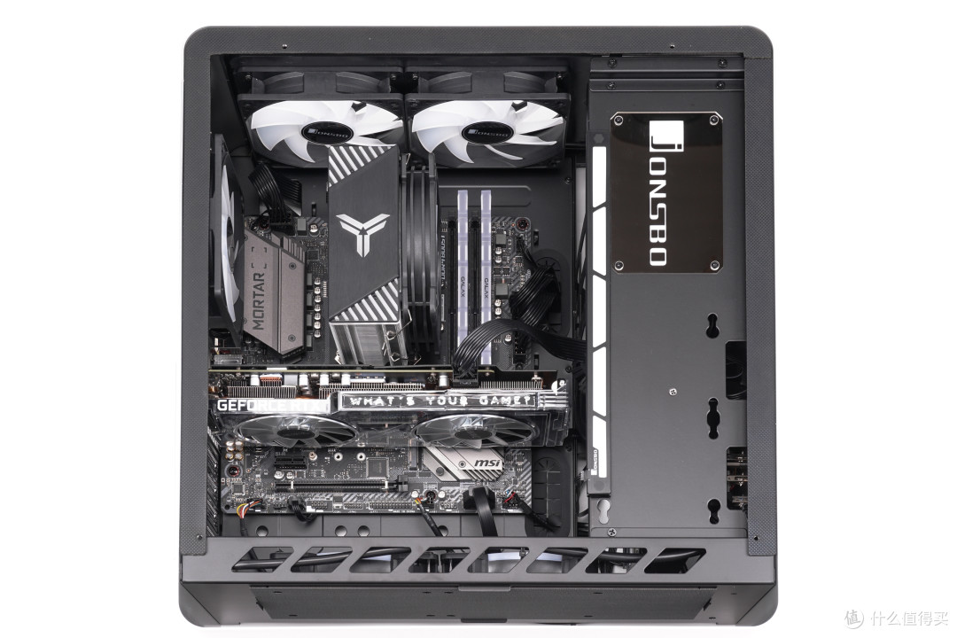 电脑装机乔思伯umx4rgb版铝镁合金机箱