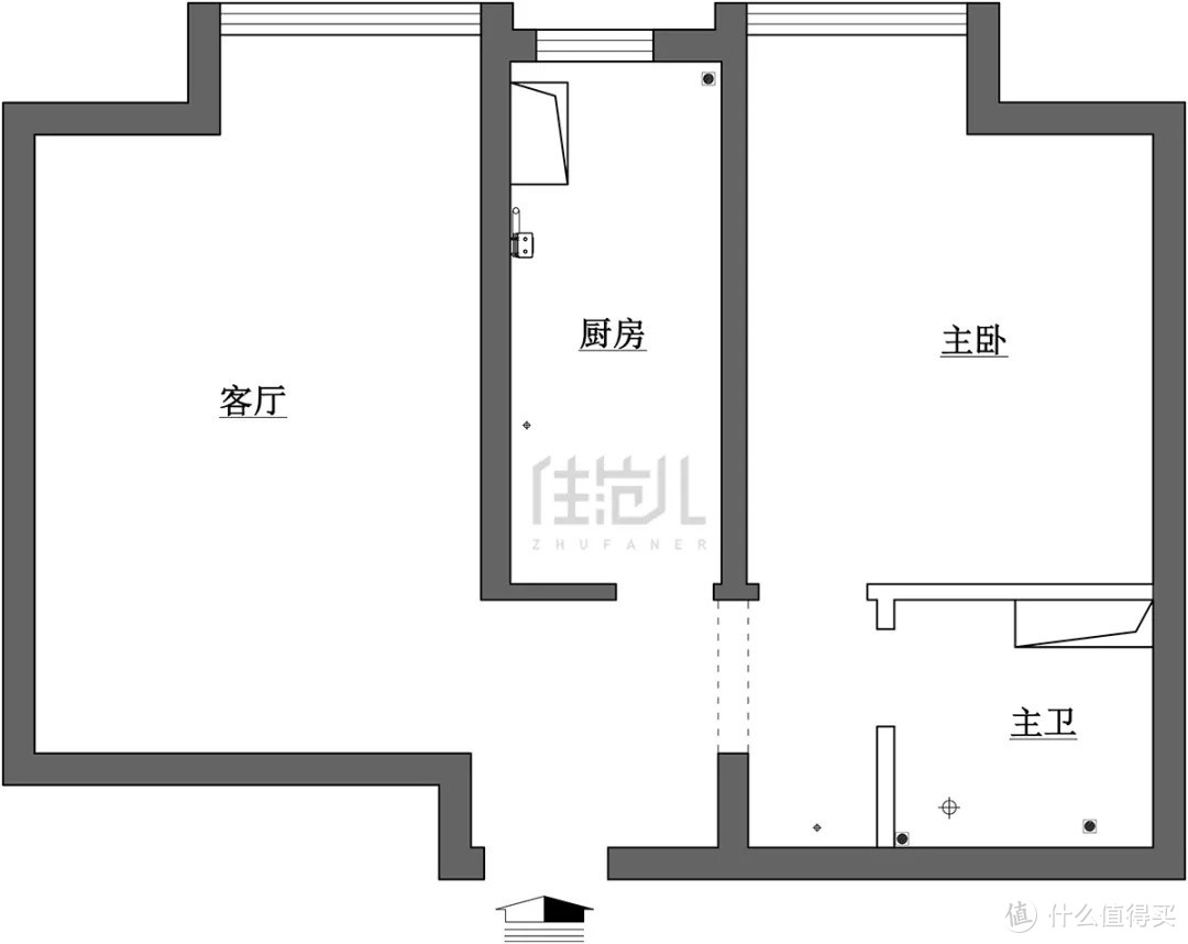 不足50m²，卫生间竟能塞进半个家，还有浪漫秋千可以荡，他家我真的可以