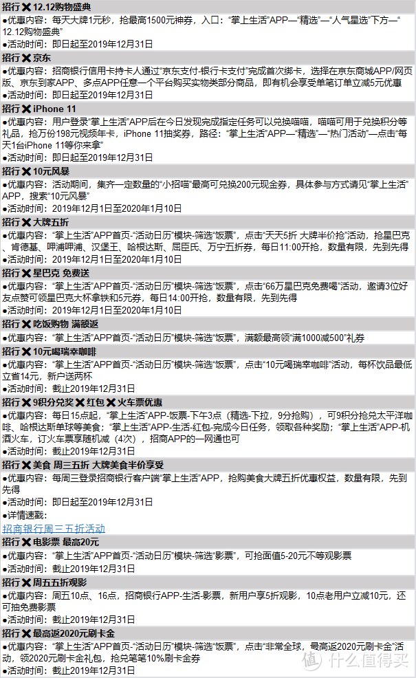 双12最后冲刺|全网信用卡活动最全汇总