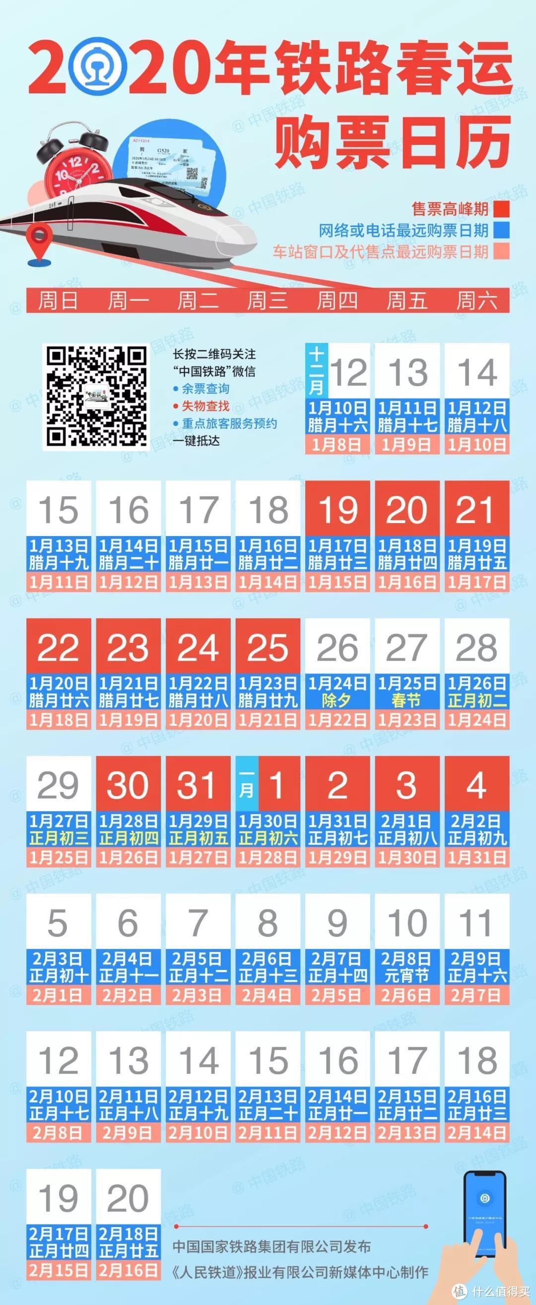 【值日声】春运日历一览，春节在即你打算用什么软件抢票回家？