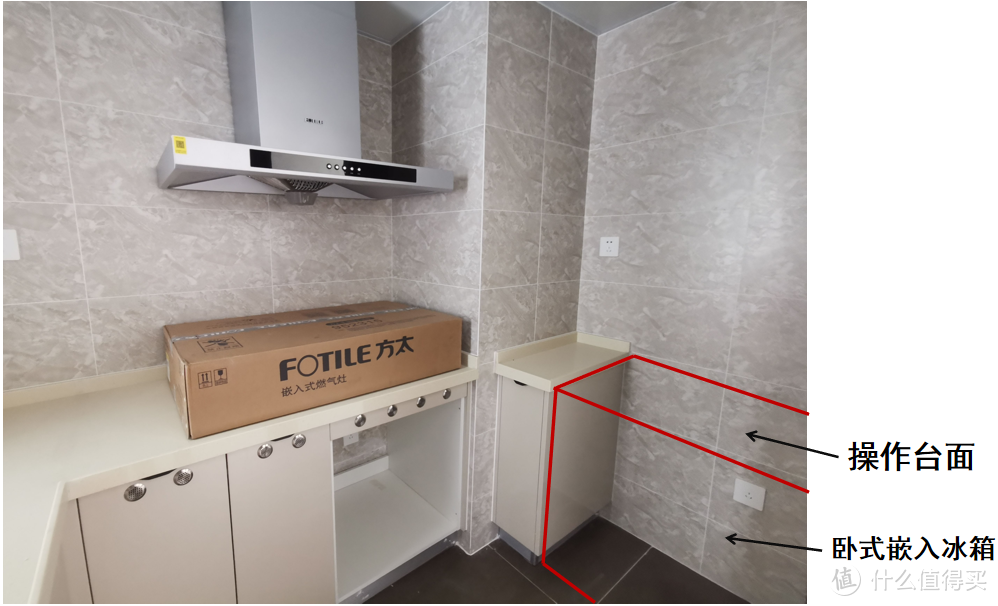 厨房空间太小了，安装嵌入式冰箱是首选