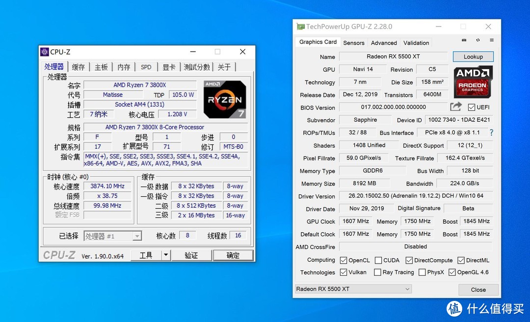 三张图就能够了解  AMD Radeon RX5500XT 