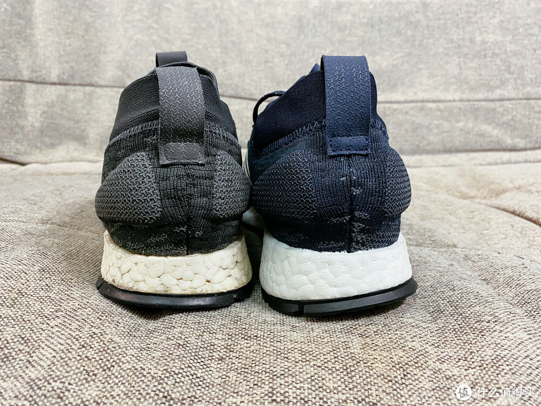 Adidas PureBOOST RBL 穿了一年与全新的对比