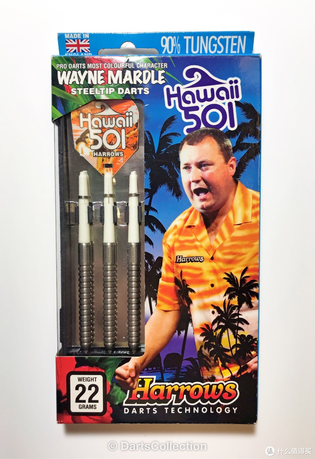 飞镖收藏开箱评测第十三期——Harrows Wayne Mardle Hawaii 501