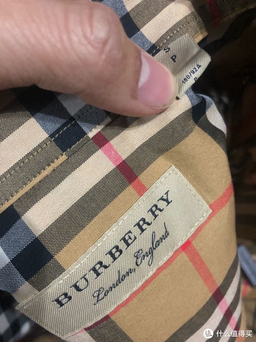 壮胆第一次电商买高档品牌￼BURBERRY巴宝莉男士Vintage长袖