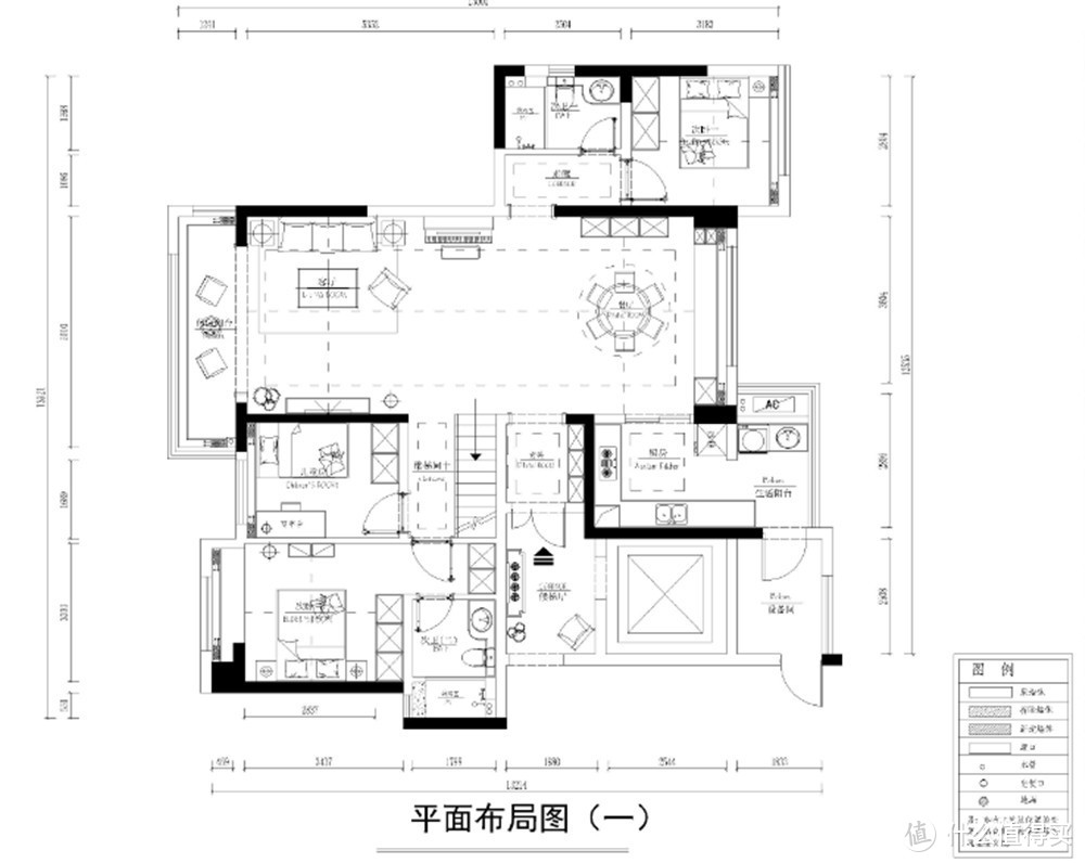 锦官阁135平米跃层现代美式设计案例分享