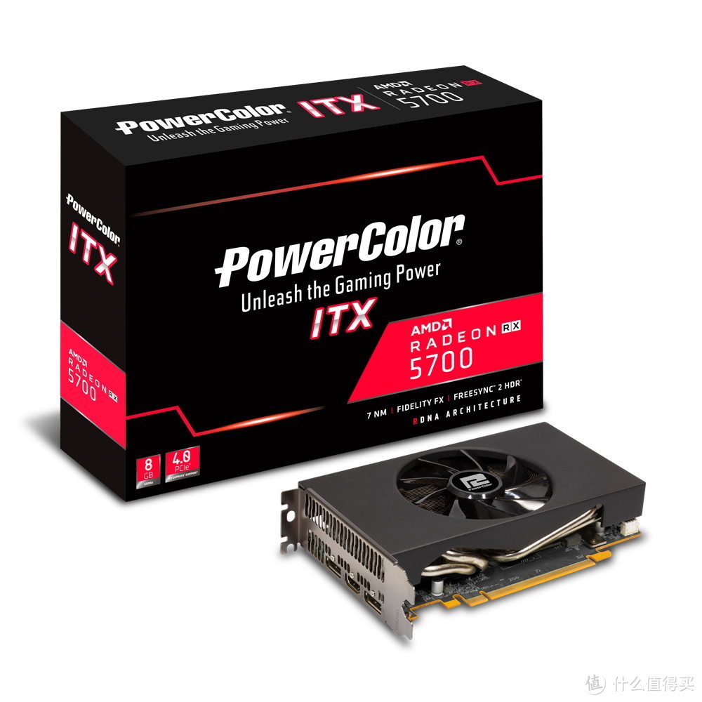 首款ITX RX 5700：PowerColor 撼讯 发布 RX5700 ITX 8GB 显卡