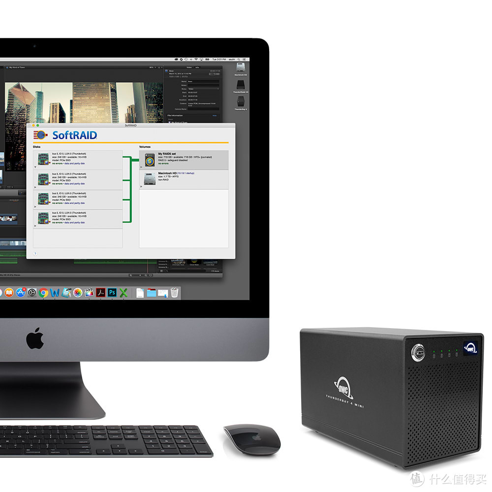 雷电3、四路SSD：OWC推出ThunderBay 4 mini外接扩展器