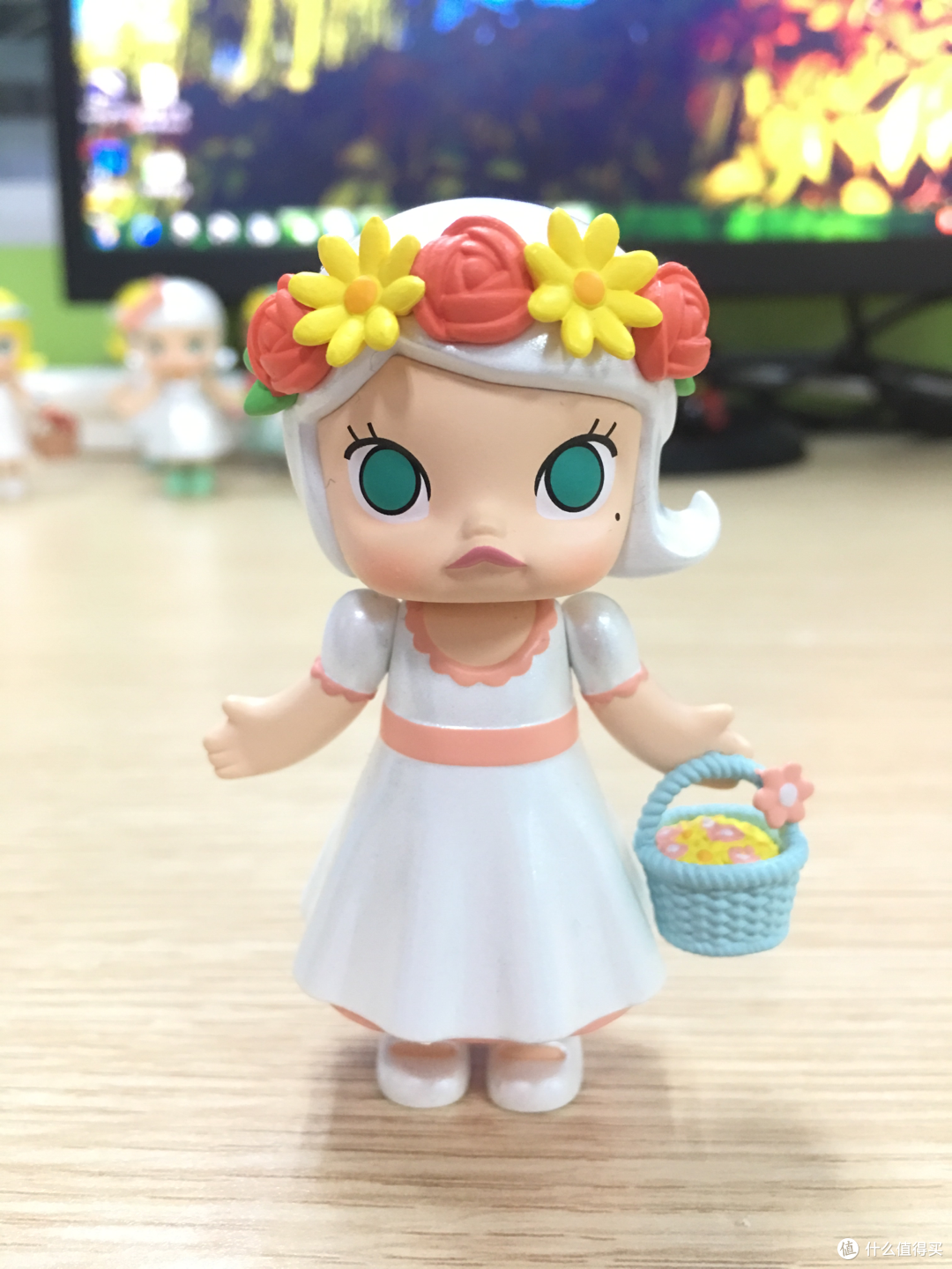 萌娃来袭—泡泡玛特molly婚礼花童开箱晒物_娃娃玩具_什么值得买