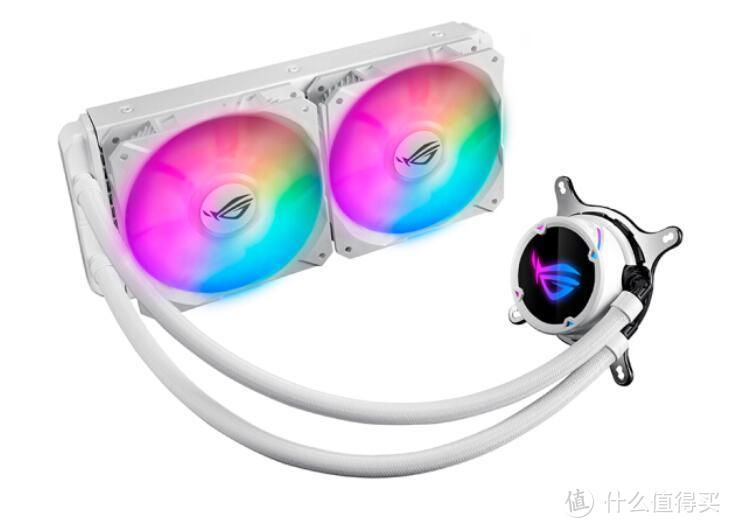 支持Aura Sync的小白龙：华硕 ROG STRIX LC RGB WE 白色纪念版水冷散热器 上架开售