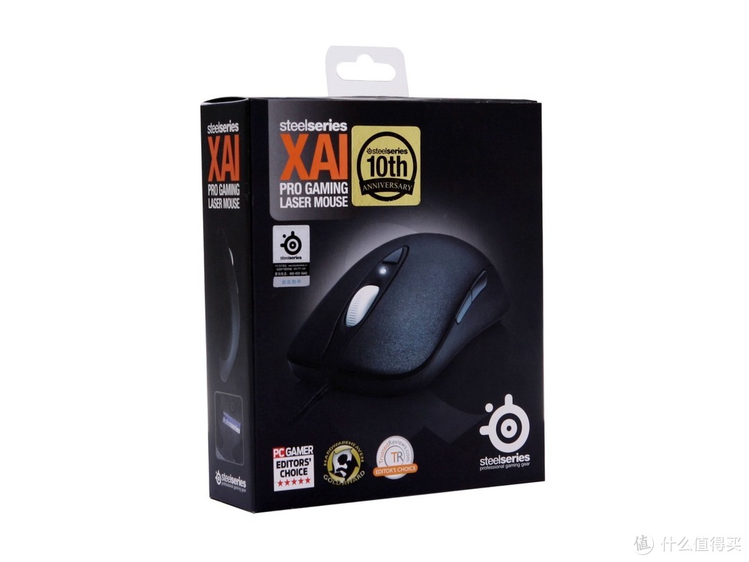 赛睿在品牌十周年时推出过XAI 10th版游戏鼠标