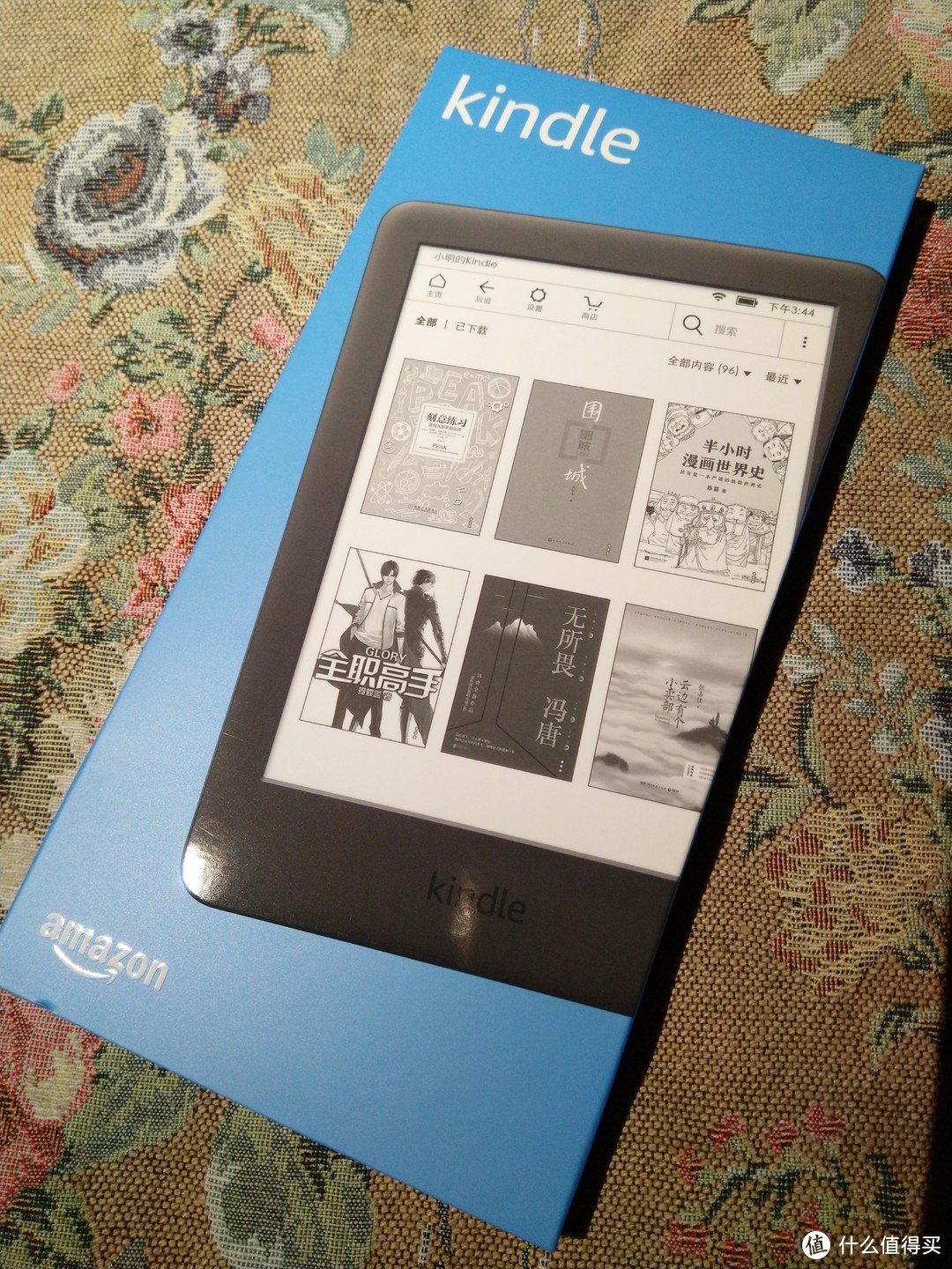 kindle青春版泡面盖开箱