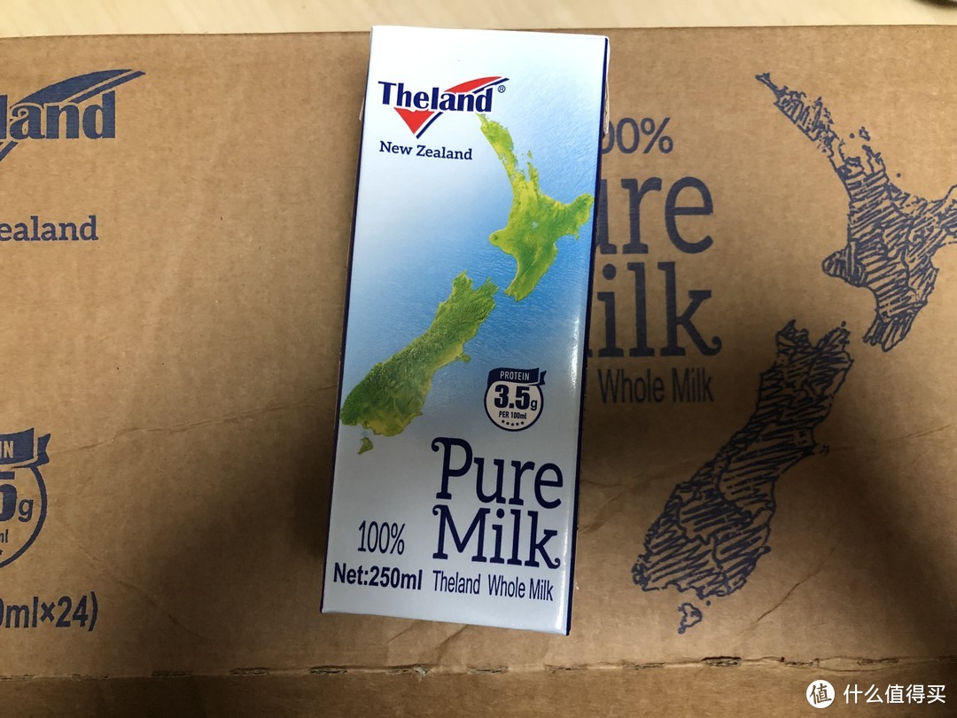 美味营养大囤货—纽仕兰3.5g全脂纯牛奶（新西兰进口，250毫升×24盒）