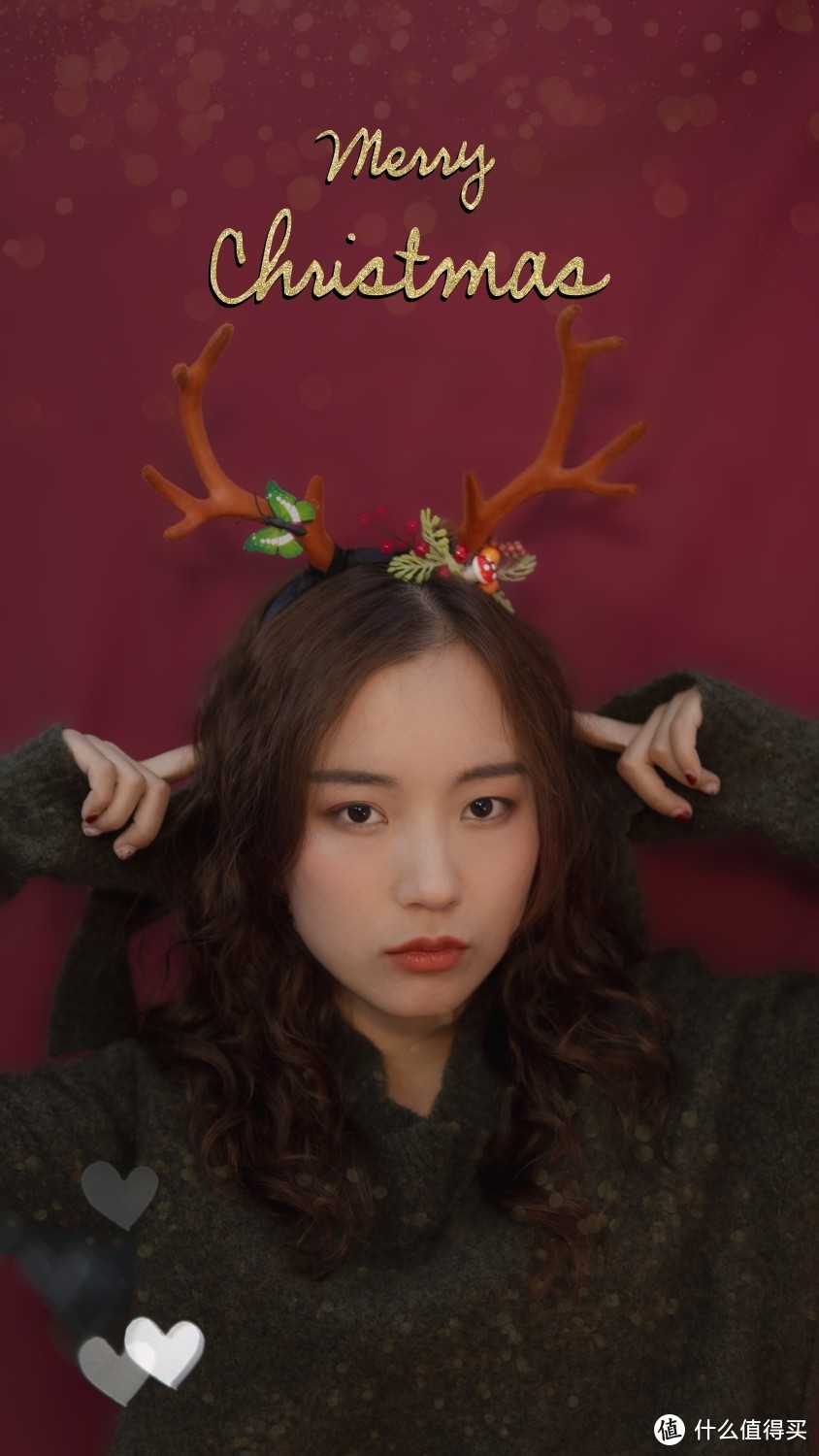 海马体太贵 如何在家给女朋友拍一套圣诞写真 摄影摄像 什么值得买