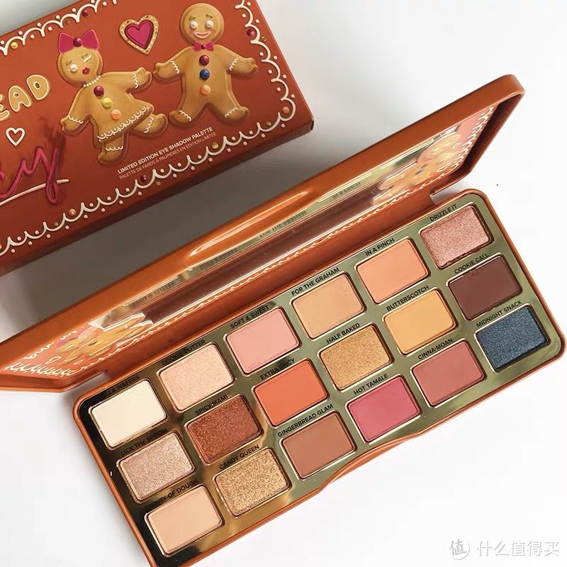 Too Faced 圣诞姜饼人18色眼影盘 色号*18 彩妆套盒 任何肤质 定妆