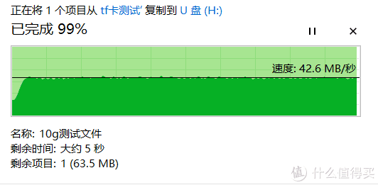 （朗科）10g文件拷入 完成度99%