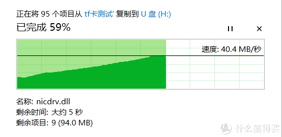 （朗科）小文件拷入测试 完成度59%