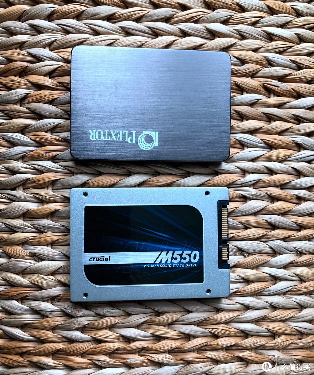 镁光 M550 MLC SATA SSD 256G 和 Plextor M5S 256G
