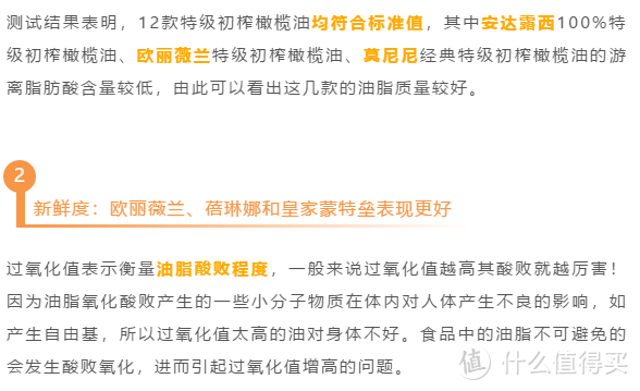 直接点！我们测了12款橄榄油，性价比高的才不到一半？