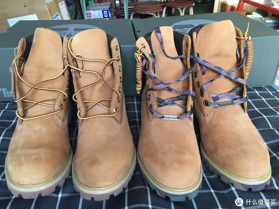 Timberland 添柏岚 大黄靴10061经典款与6717B迷彩款多图晒单