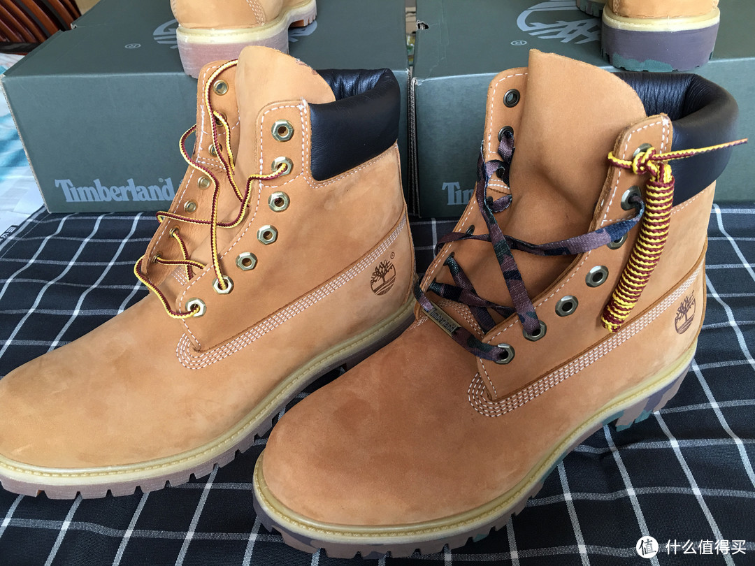 Timberland 添柏岚 大黄靴10061经典款与6717B迷彩款多图晒单