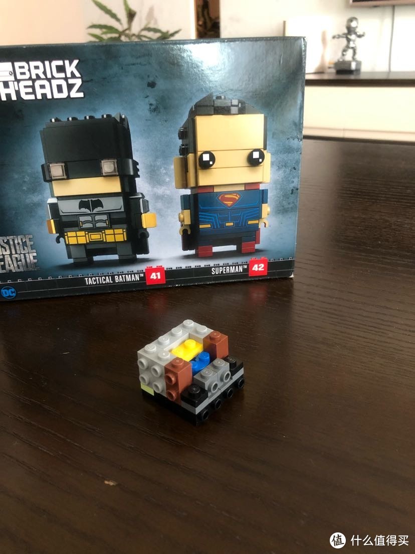 LEGO乐高 BrickHeadz方头仔41610蝙蝠侠和超人战略套装